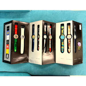 Swatch watches OLYMPIC LEGENDS BOX3 1996 Olympic Specials New with new batteries